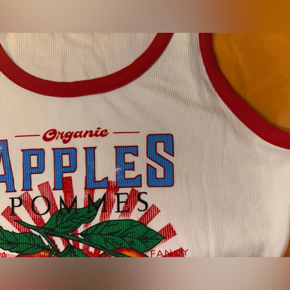 Organic Apples Crop Top Shirt - Picture 9 of 9